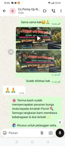 Testimonial Papan Bunga malang